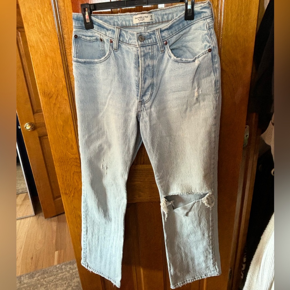 abercrombie low rise 90s baggy jean